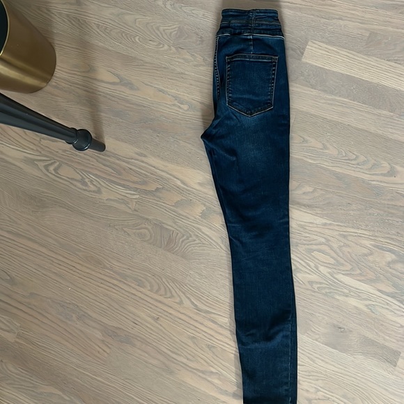 Free People Lace up denim pants - Picture 2 of 4